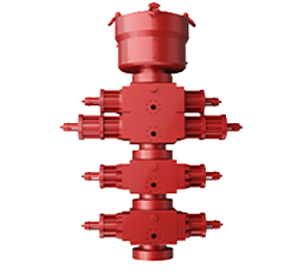 13 5/8-15000PSI<br>高抗硫防噴器組<br>（2FZ35-105閘板防噴器、FH35-70/105環(huán)形防噴器）
